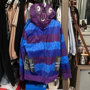 Kids Youth Fortnite Zip up Hoodie Sweatshirt size Medium